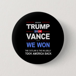 Vinnare Trump Vance Vi Vann Took Byck Amerika Keep Knapp