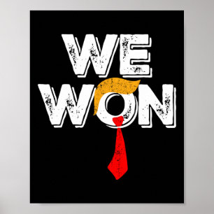 Vinnare Trump Vance Vi Won Took Byck America Poster