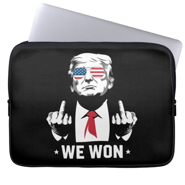 Vinnare Trump Vi Vann Invigningsdag 47:e  Laptop Fodral (Framsidan)