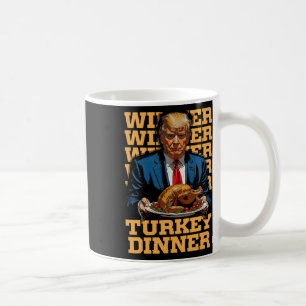 Vinnare, Turkiet, Dinner Funny Trump Thanksgivi Kaffemugg