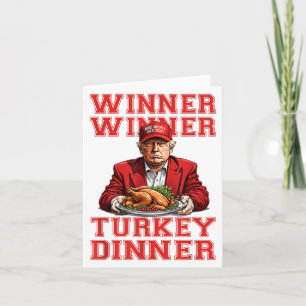 Vinnare Turkiet Dinner Trump Funny Thanksgivi Kort