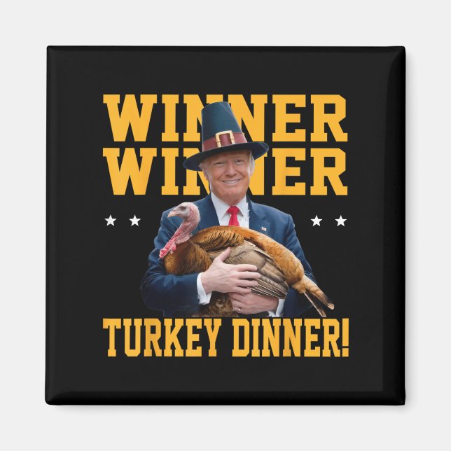 Vinnare, Turkiet, Thanksgiving för innertrumma Magnet (Framsidan)