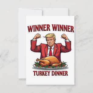 Vinnare, Turkiet, Thanksgiving för innertrumma Tack Kort