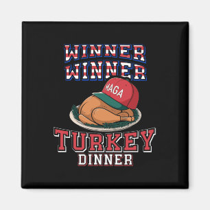 Vinnare, Turkiet, Thanksgiving Hum för innertrumma Magnet