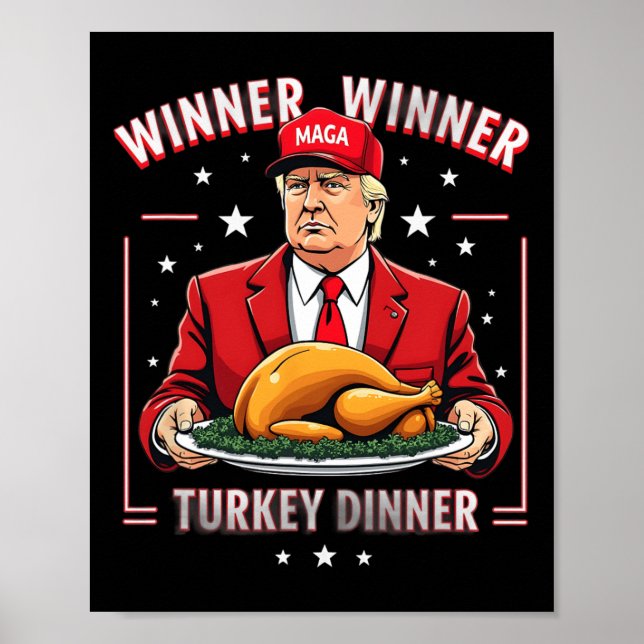 Vinnare Turkiet Torinner Donald Trump jul Poster (Framsidan)