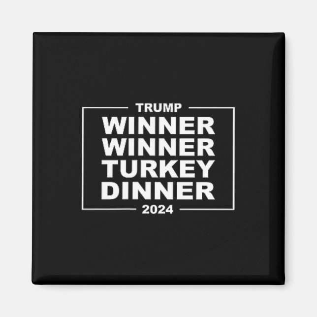 Vinnare, turkisk middagstrumma 47 Victory - Tack Magnet (Framsidan)