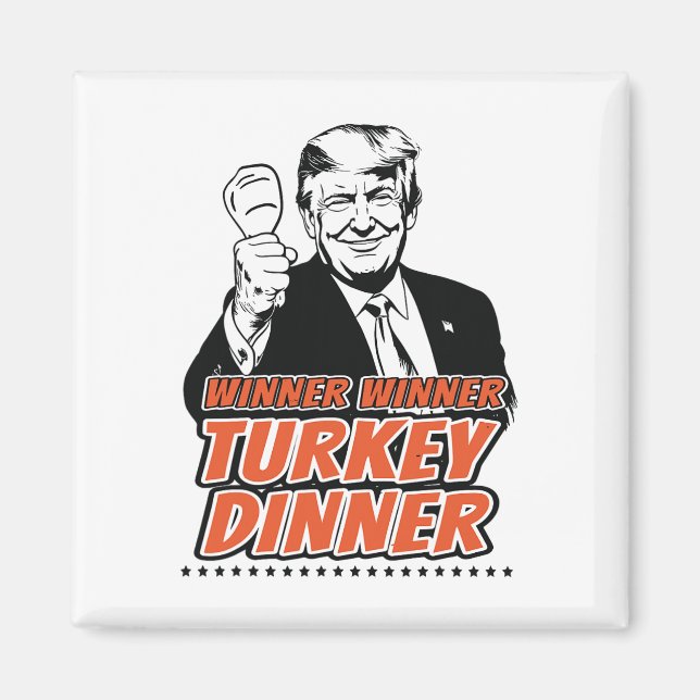 Vinnare Turkiska middagsören Lönnturen Trump Tha Magnet (Framsidan)