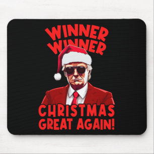 Vinnare Vinnare Jul Stor Igen Rolig Santa Tr Musmatta