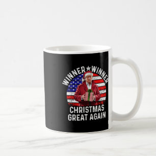 Vinnare Vinnare Jul Stor Igen Trump Roligt Hu Kaffemugg