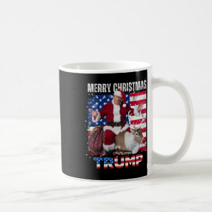 Vinnare Vinnare Juldagen Santa Trump Ugly Sw Kaffemugg