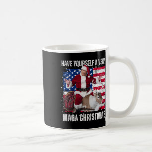 Vinnare Vinnare Juldagen Santa Trump Ugly Sw Kaffemugg