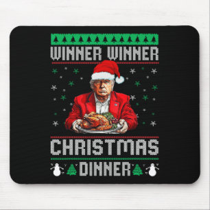 Vinnare Vinnare Juldagen Santa Trump Ugly Sw Musmatta