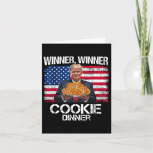 Vinnare Vinnare Kakor Middag Roligt Trump 2024 47e Kort