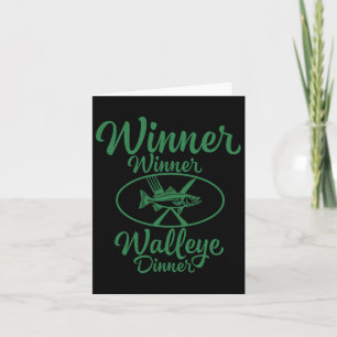 Vinnare Winner Walleye Middag - Lönt fiske Kort