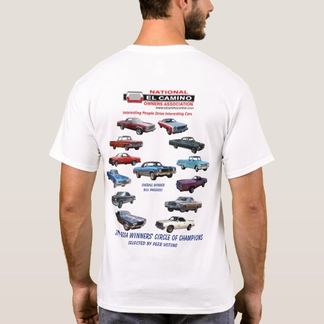 Vinnaren 2019 cirklar av mästare t shirt (Baksida)