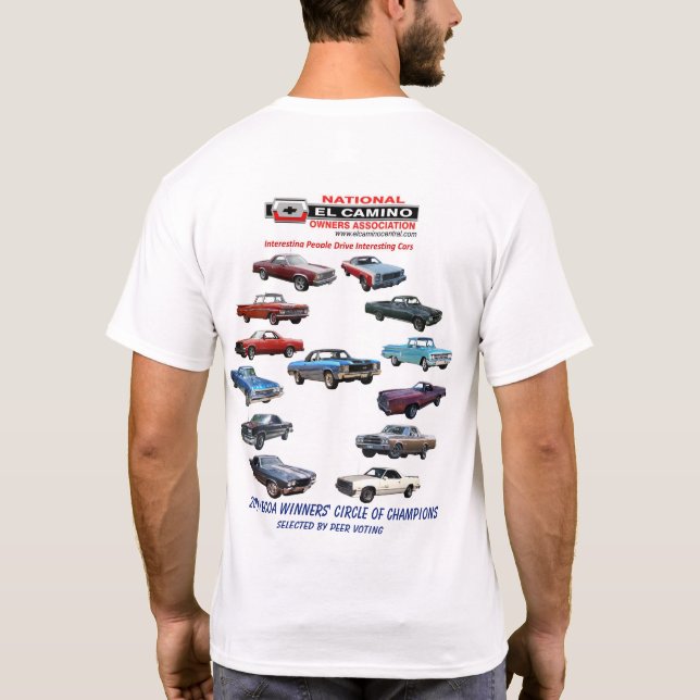 Vinnaren 2019 cirklar av mästare t shirt (Baksida)