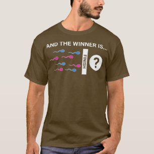 Vinnaren är Cute Baby Gender Reveal Party Joke T Shirt
