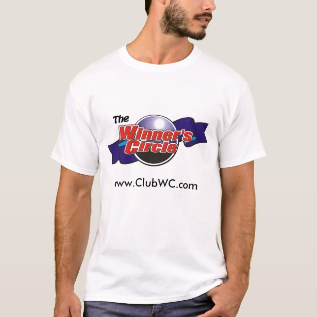Vinnaren cirklar den grundläggande T-tröja Tröja (Framsida)