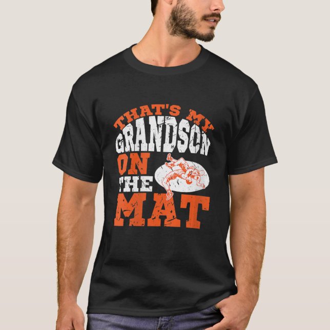 Vinnarmorson som har brottat stolt Älskare-gift T Shirt (Framsida)