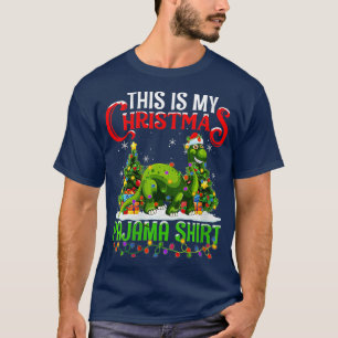 Vinnarna är min jul Pajama Brontosaurus C T Shirt