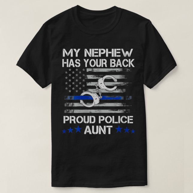 Vinnarna i min nedryck har din bakåtstolta polis M T Shirt (Design framsida)