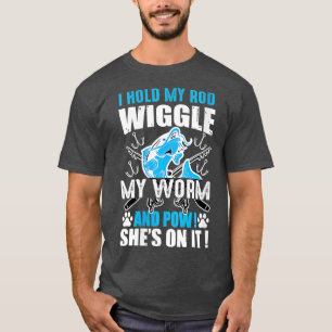 Vinnarna jag håller i min rod Wiggle min Mask och T Shirt