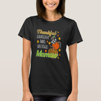 Vinnarna tacksamt lyckliga, lyckliga, höstnedgång t shirt