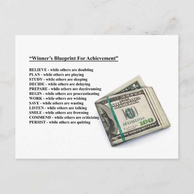 vinnarplan för resultat vykort (Framsida)