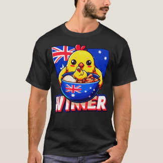 Vinner Winner Chicken Middag T Shirt