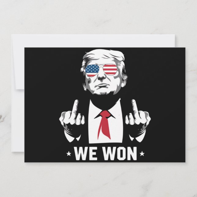 Vinnertrumpen Vi Von invigningsdag 47:e Inbjudningar (Framsida)