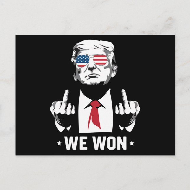 Vinnertrumpen Vi Von invigningsdag 47:e Vykort (Framsida)