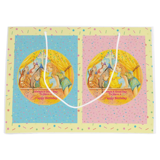 Vinnie, stor presentväska - flicka (Framsidan)