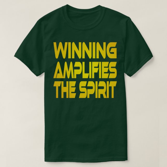 Vinning Förstorar Gulten för spritdrycken Idium T Shirt (Design framsida)