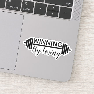 Vinning genom förlust - Utövning - Vikt Hiss Klistermärken