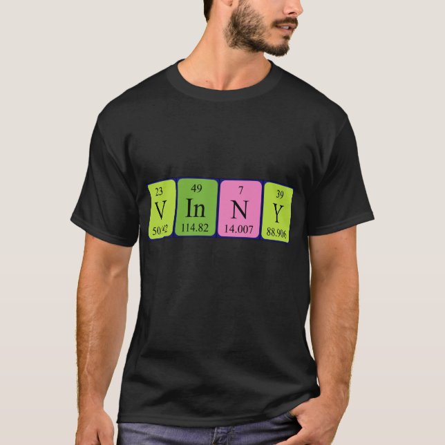 Vinny Periy bord namn-skjorta T Shirt (Framsida)