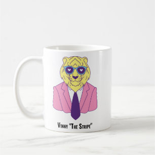 Vinny "Rand" - Tiger i Rosa Kostym Kaffemugg