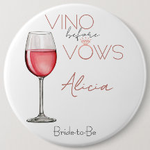 Vino Before Vows Möhipparty / Bröllopsfest 15cm