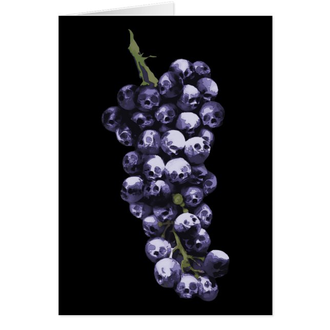 vino de la muerte hälsningskort (Framsidan)