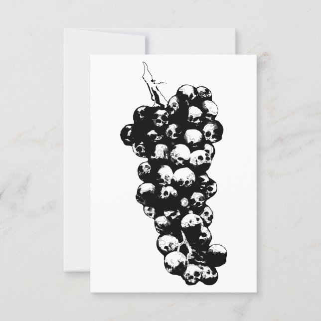 vino de la muerte inbjudningar (Framsida)