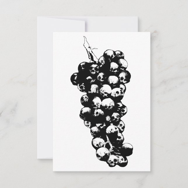vino de la muerte inbjudningar (Framsida)