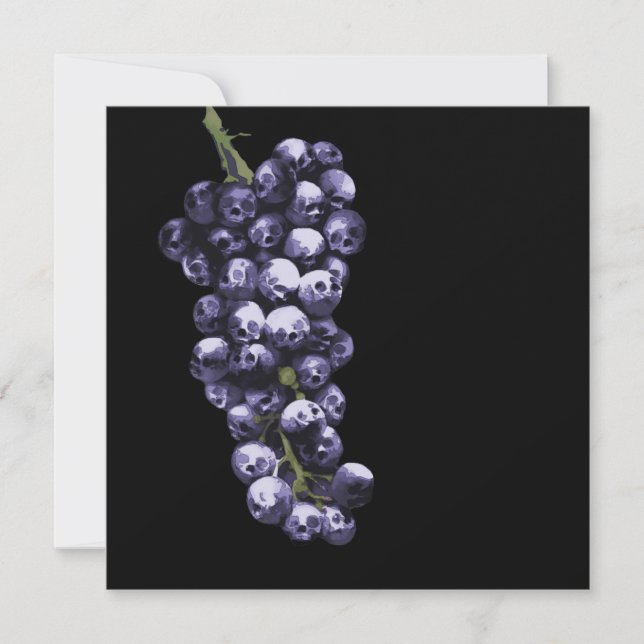 vino de la muerte inbjudningar (Framsida)