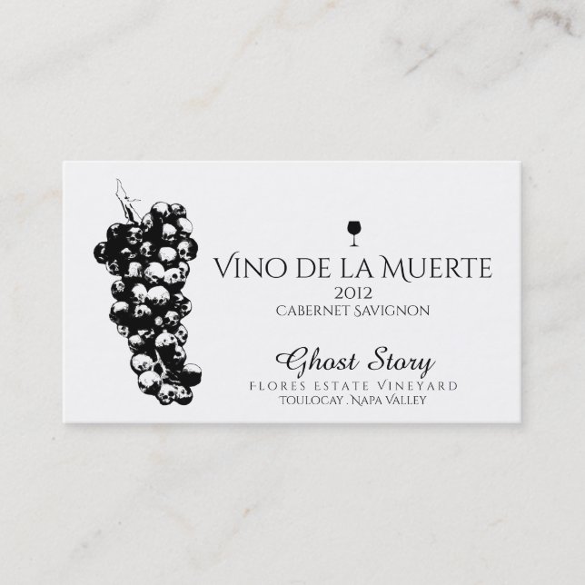 vino de la muerte slå lojalitetskort (Framsida)