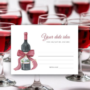 Vino före bröllopsdag idéer för brudtärna tilläggskort