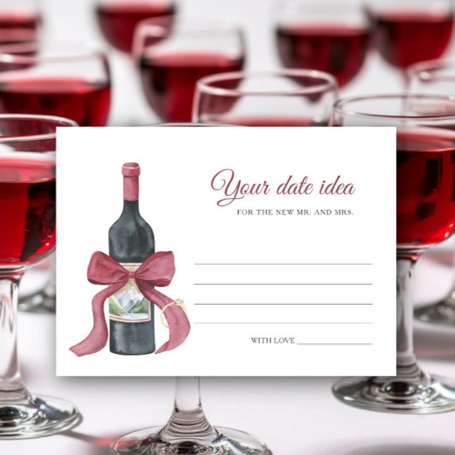 Vino före bröllopsdag idéer för brudtärna tilläggskort (Skapare uppladdad)