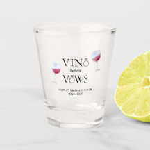 Vino före bröllopslöften Bröllopsdusch /Sängkammar