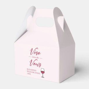 Vino före bröllopslöftet bröllopsdusch/Bachelorett Presentaskar