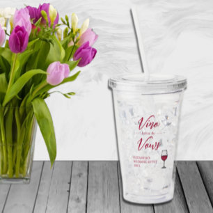Vino före bröllopslöftet Bröllopsfest/Bachelorette Take Away Mugg