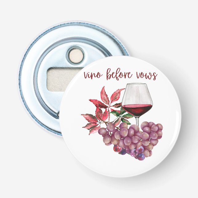 Vino före löften Senterparty Design | Vin Flasköppnare (Framsidan)