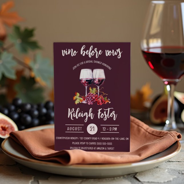 Vino före löften, Vin, Flaskor, Brudfest Inbjudningar (Skapare uppladdad)