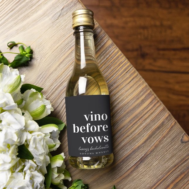 Vino före löften Vinlandet Möhippa Vinetikett (Skapare uppladdad)